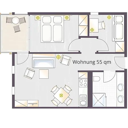 Ruegener Ferienhaeuser Am Hochufer Aparthotel