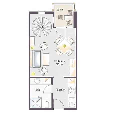 Aparthotel Ruegener Ferienhaeuser Am Hochufer